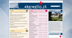 Desktop Screenshot of oberwallis.ch